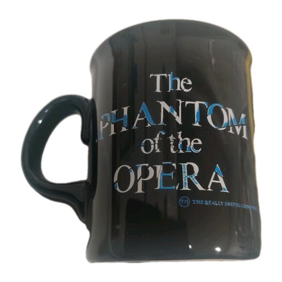 Vintage 1986 Phantom of the Opera Black Mask Coffee Mug by Really Useful Group  - Picture 1 of 11